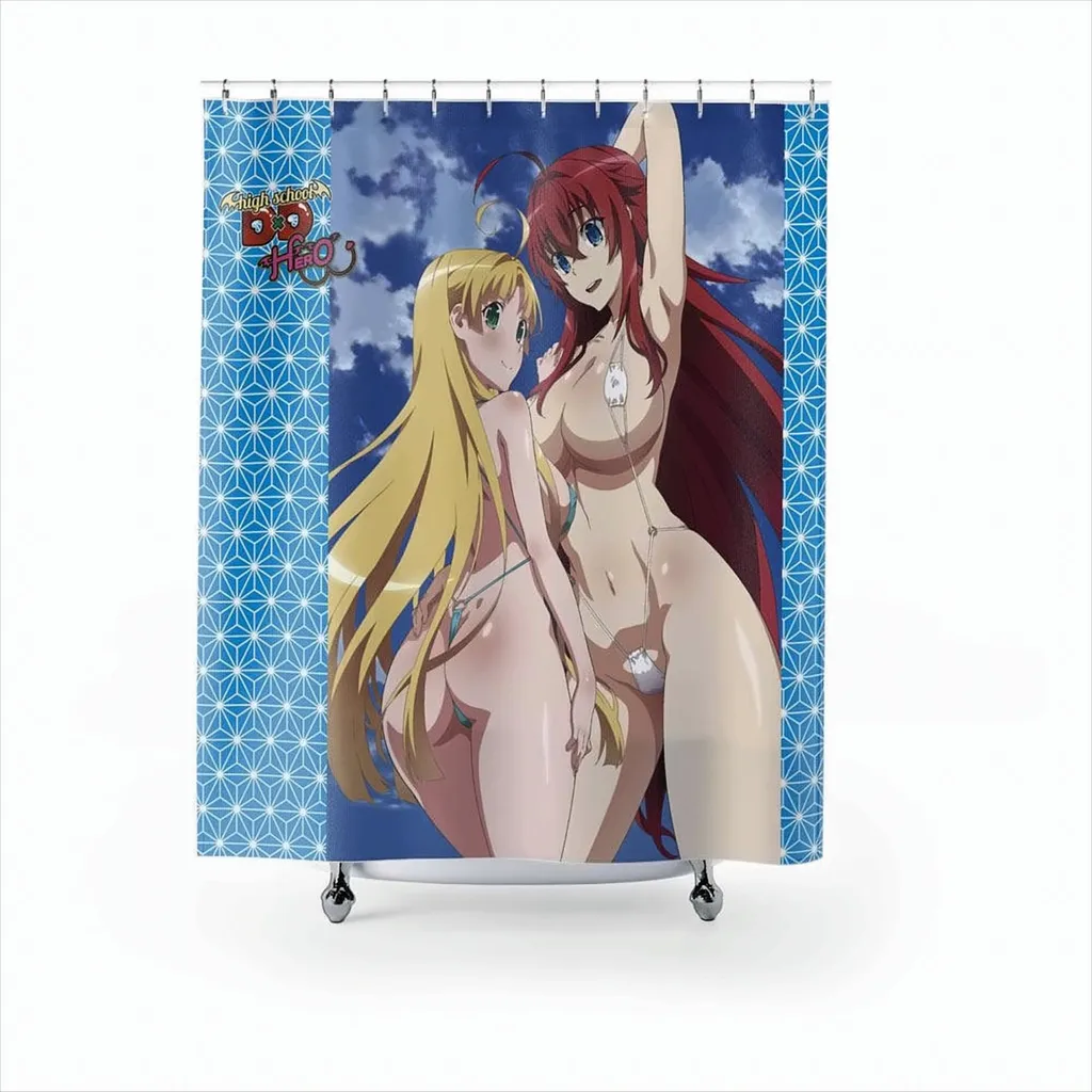 Rideau de salle de bain Highschool DxD Hero - Rias & Asia 180cm