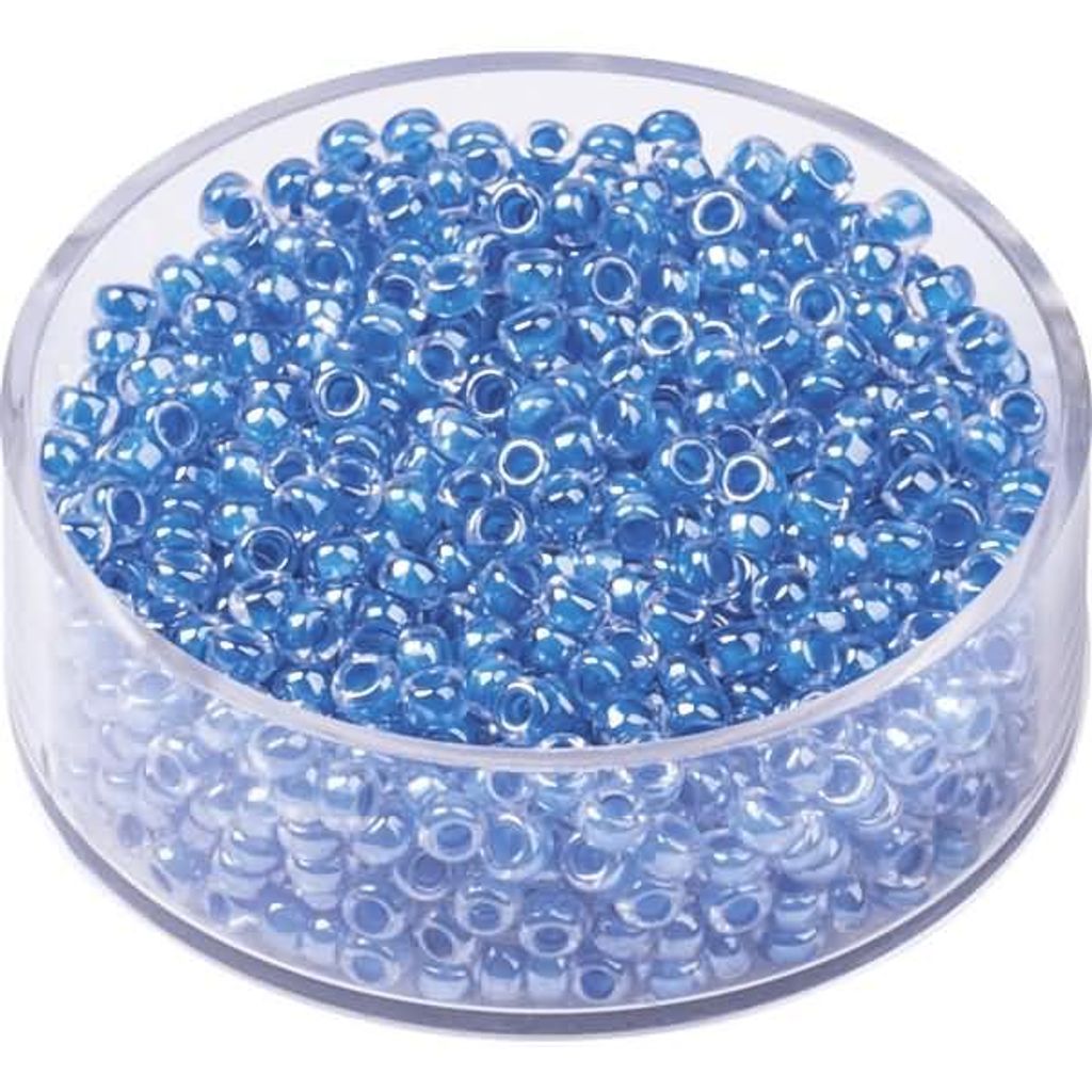 KNORR PRANDELL 213105350 Böhmische Rocailles Ø 25 mm Glas blau