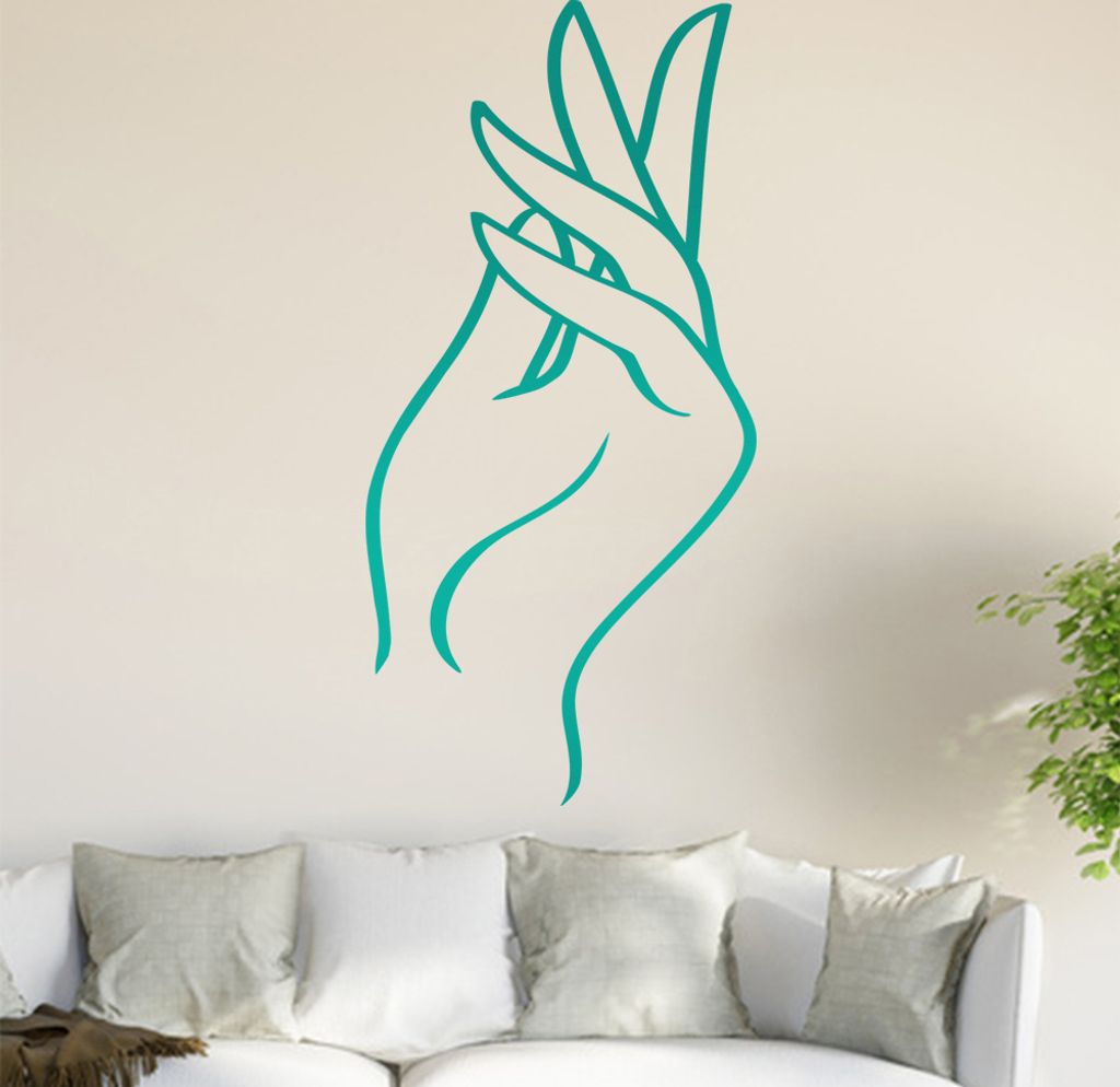 Beauty Style Wandtattoo in 6 Größen - Wandaufkleber Wall Sticker - Dekoration, Küche, Wohnzimmer, Schlafzimmer, Badezimmer