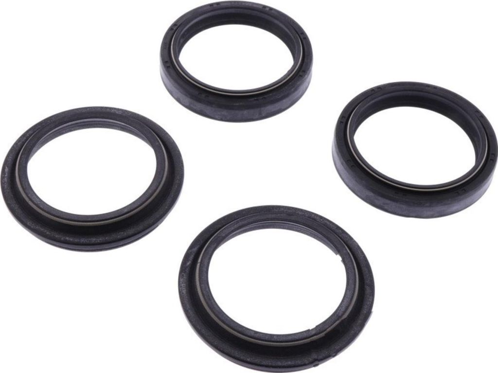 Simmerring Satz Gabel JMP mit Staubkappe für Kayaba 46mm, Yamaha WR X , Honda CR R F YZ / 426 Kawasaki KX 125 / 250 / 400 / 425 / 450 / 500 ccm Bj...
