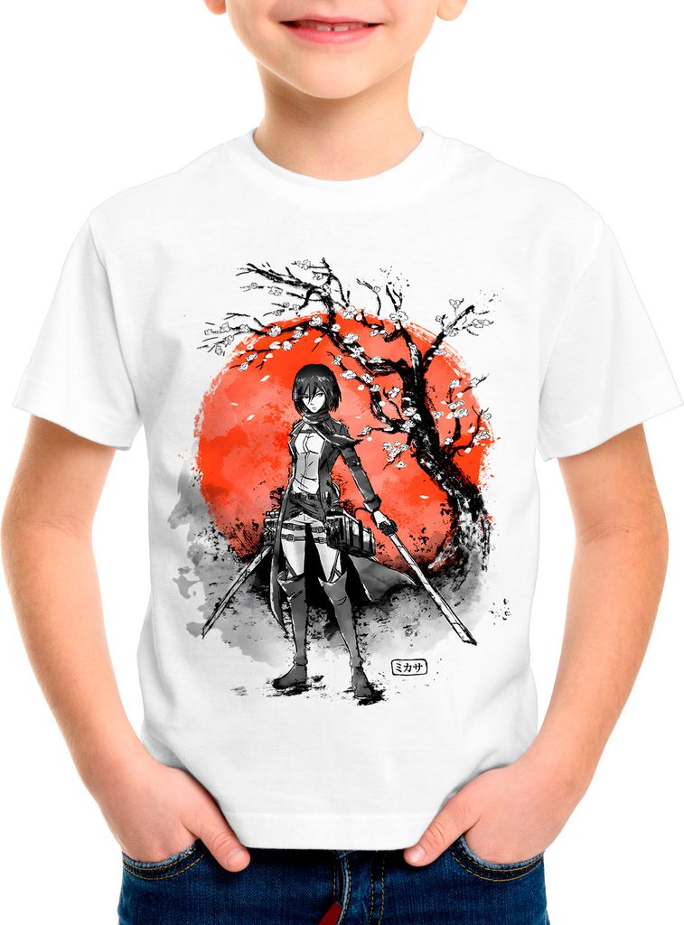 A.N.T. Mikasa Ink Kinder T-Shirt attack anime japan manga on titan aot