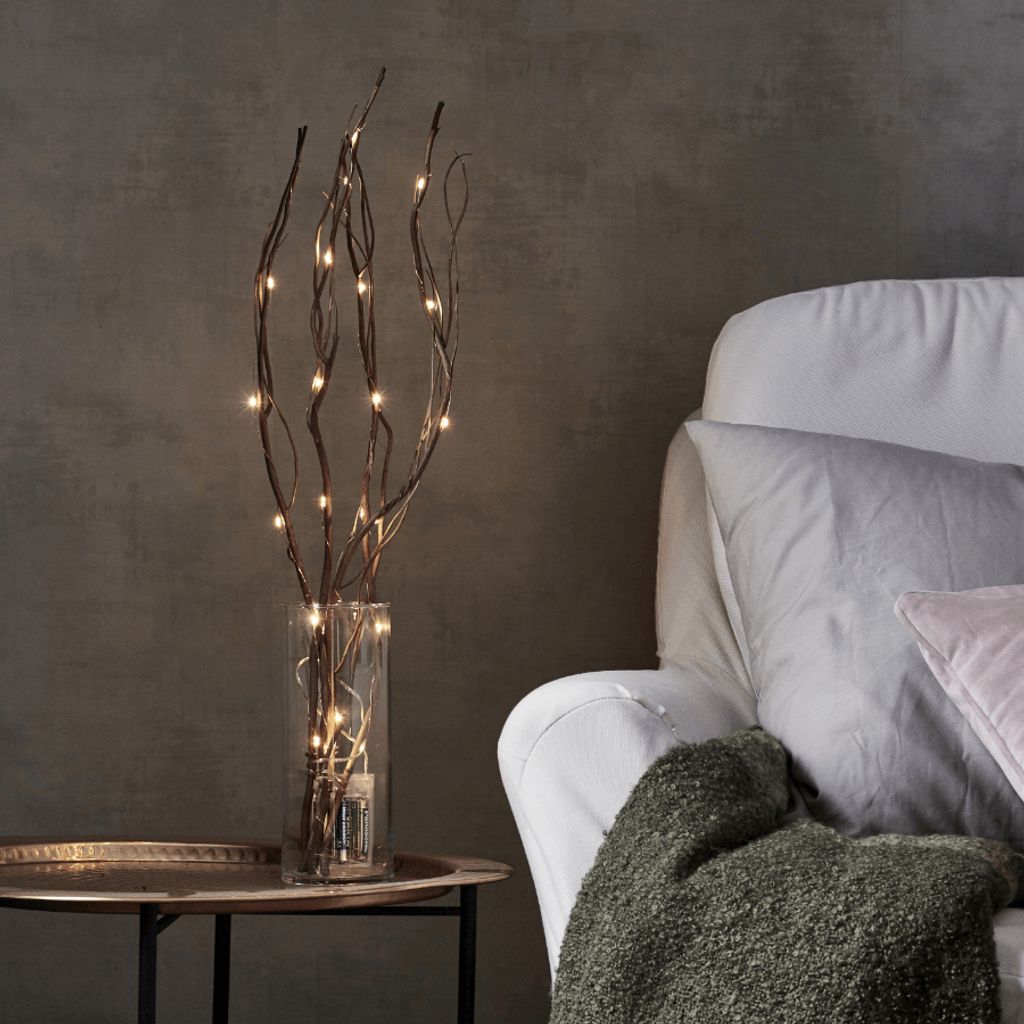 Dekoracja gałązki Led TWIG WILLOW 60 cm na baterie Zdjęcie produktu 