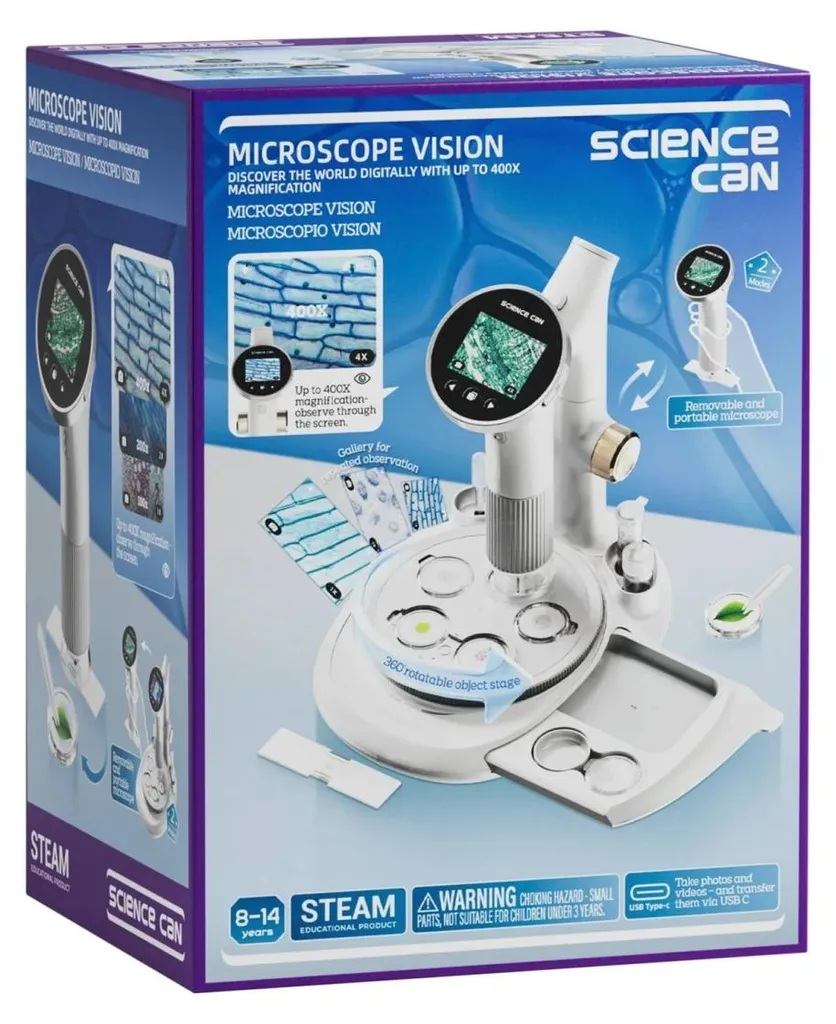 Microscope numérique TopBright pour observer la nature sur écran LCD - 2
