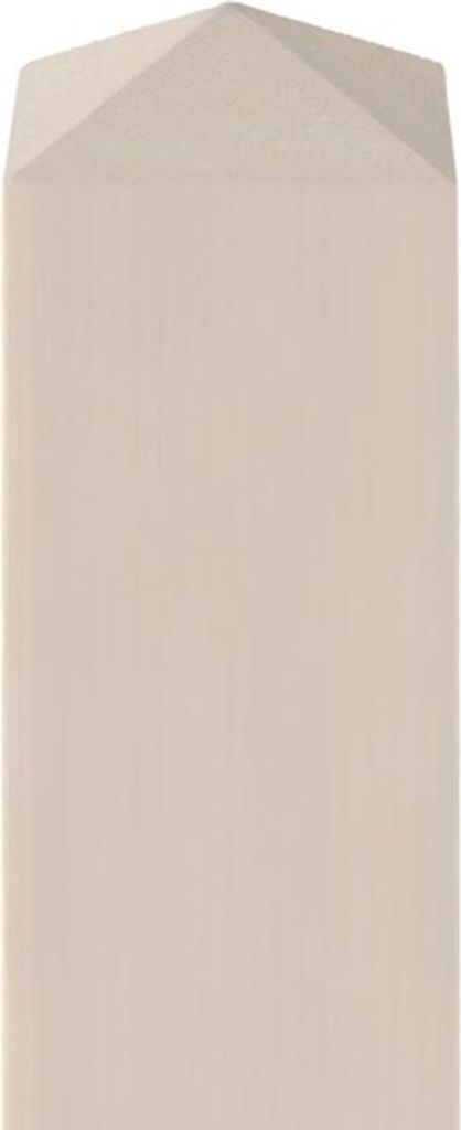 Zaunpfosten Vierkant Lärche Kopf 4-seitige Dachform, 7 Farben, 3 Längen-100 cm-honig