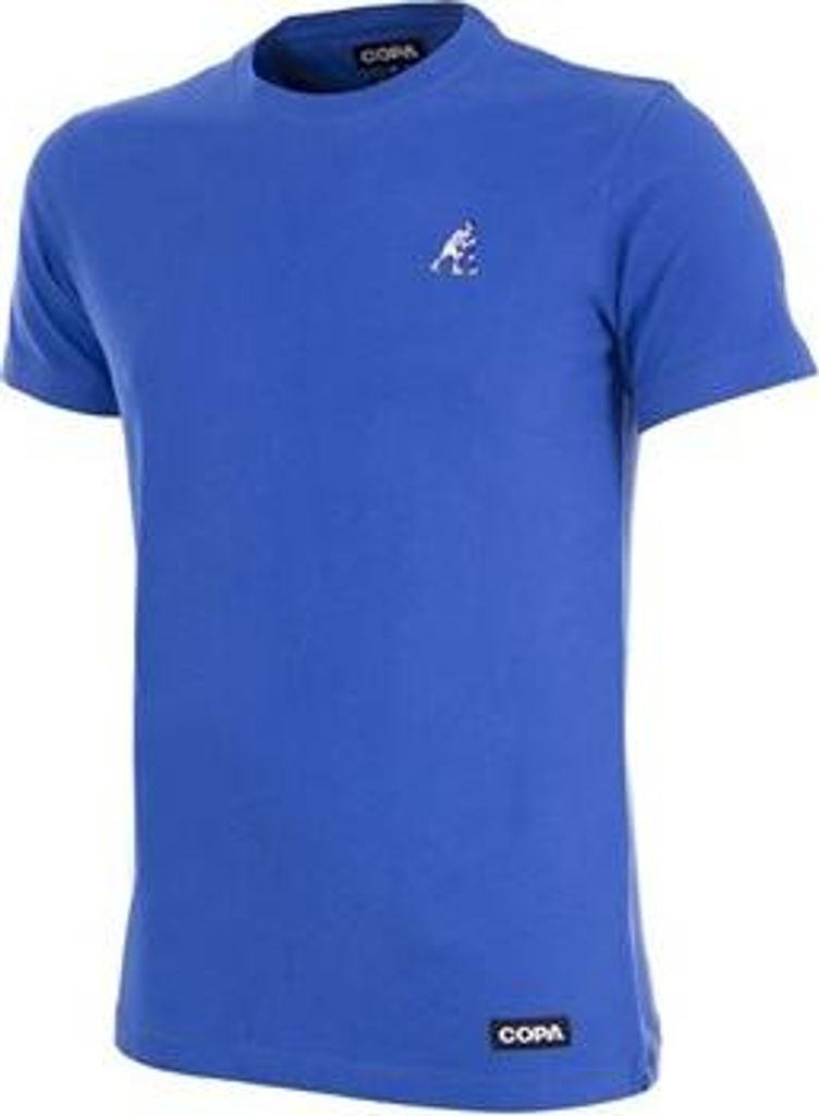 COPA Football - Headbutt Embroidery T-Shirt - Blau