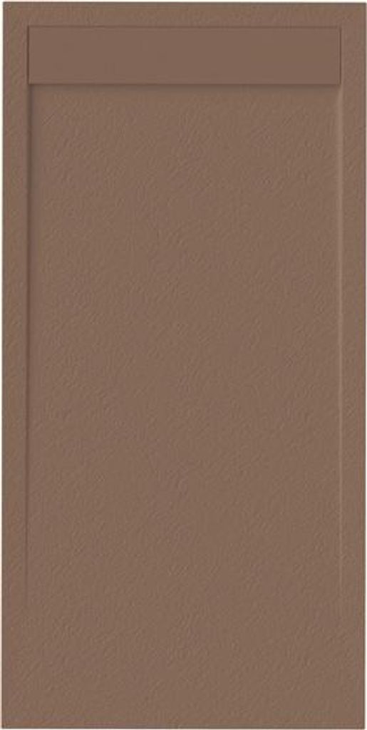 SANYCCES CLEVER Rechteckige Duschwanne 100 x 80 cm, cappuccino