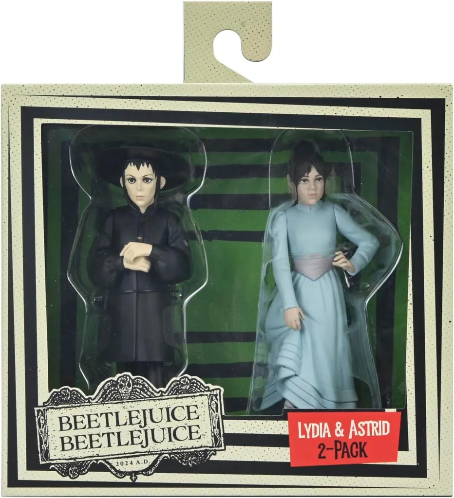 Figurines Beetlejuice Toony Terrors Lydia & Astrid NECA 2-Pack 15 cm