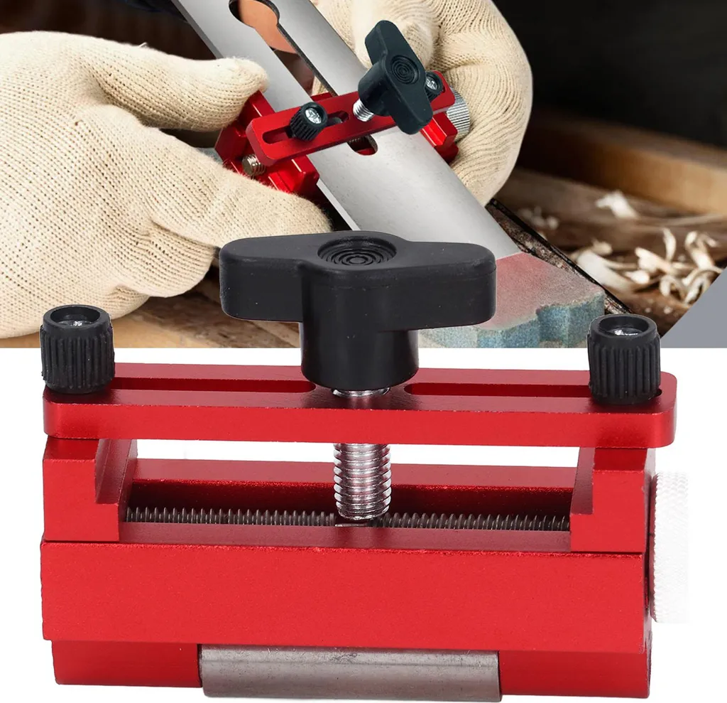 Aiguiseur à angle fixe pour ciseaux à bois, support de meule en acier - 11
