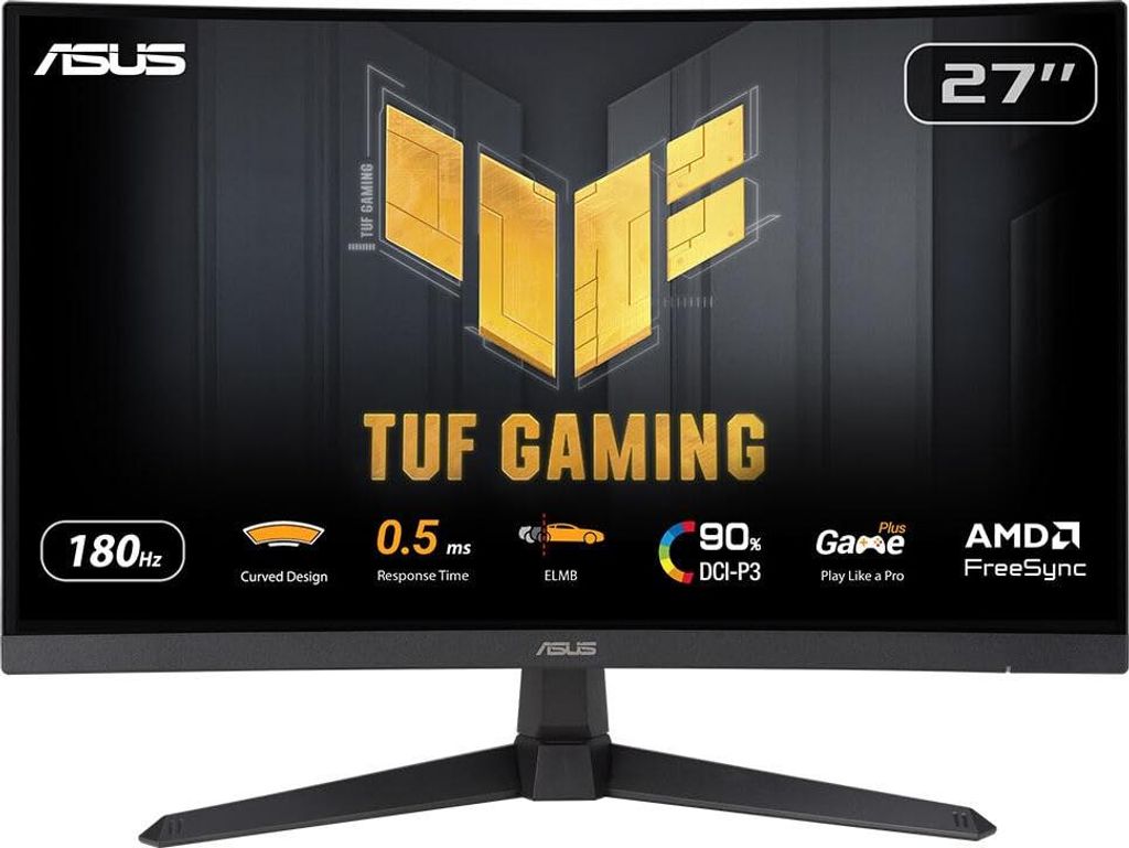 ASUS TUF Gaming VG27WQ3B - 27 Zoll WQHD Curved Monitor mit Produktbild 