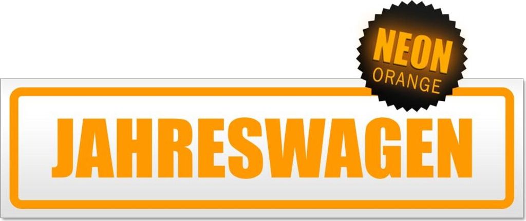 Jahreswagen Magnetschild Schild magnetisch