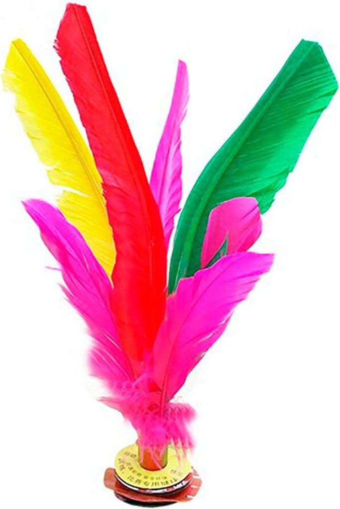 5er-Pack Indiaka Soccer Feather, 21 cm