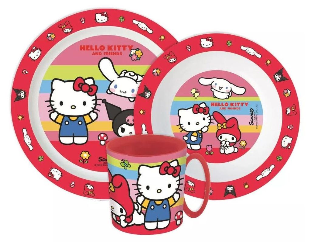 Hello Kitty And Friends Geschirrset, -Set