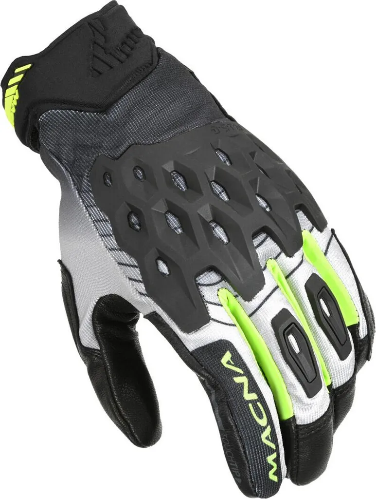 Gants moto Macna Tanami 2XL : Fini les mains moites en été Noir Jaune