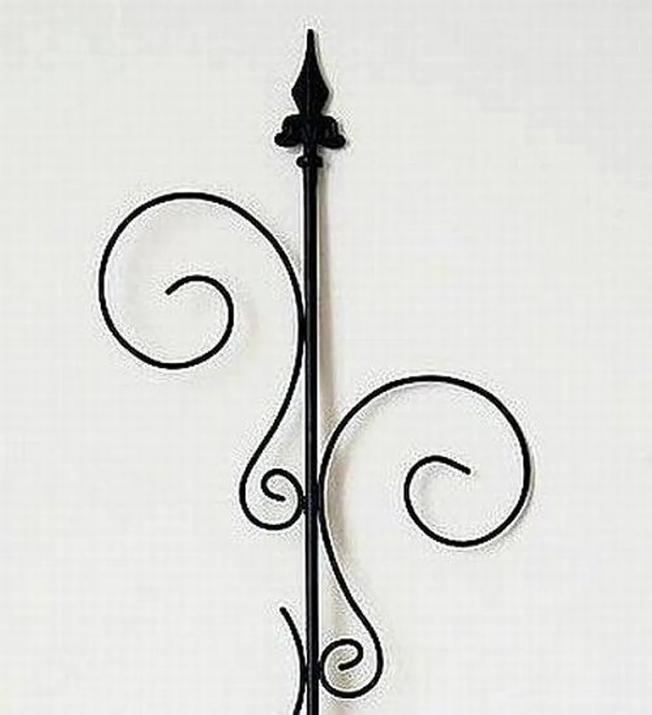 Support Plante Grimpante Métal 145 cm : Solution Stable avec Fixations - 11