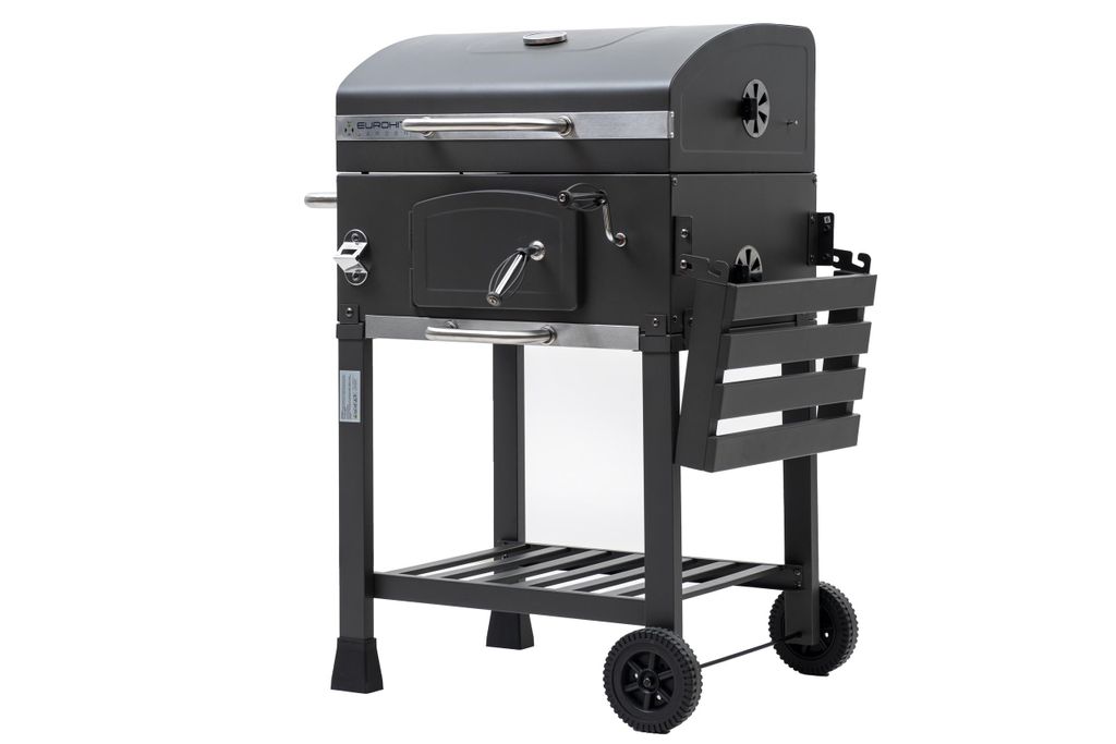 Grill ogrodowy węglowy ruszt żeliwny wózek Carbo - Angus Zdjęcie produktu 