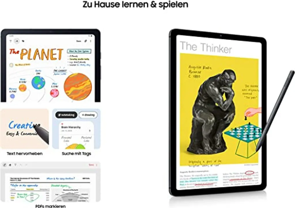 Tablette Étudiant Samsung Galaxy Tab S6 Lite 64 Go pour Prise de Notes - 9
