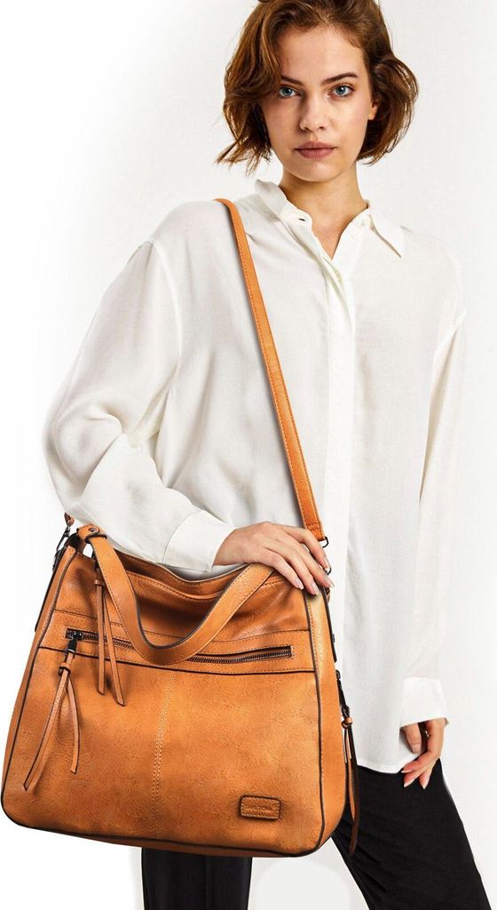 Mofut  Handtasche Schultertasche Damen Schultertasche Groß Produktbild 2