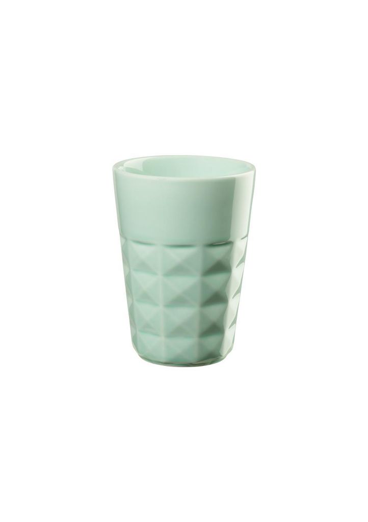 ASA Vorteilset 4 Stück Espressobecher, hint of mint FACETTE D. 5,5 cm, H. 7,5 cm, 0,08 l. 59010178 Neuheit 2020 und Geschenk + Spende