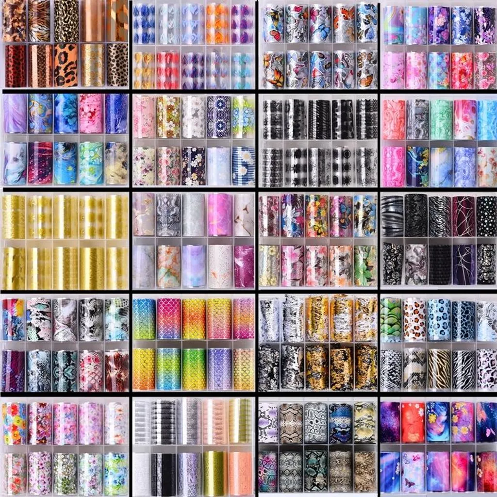 Feuilles de Transfert Ongles Léopard 10 Pièces pour Manucure Design - 12