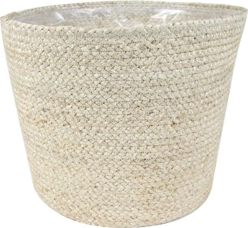 Korb Selin Ø26cm 23cm Aufbewahrungskorb aus Naturmaterial Geflochtener Korb