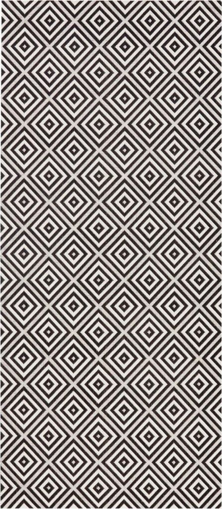 80x200 cm Behúň Meadow 102470 Black – na von aj na doma, Obrázok produktu 