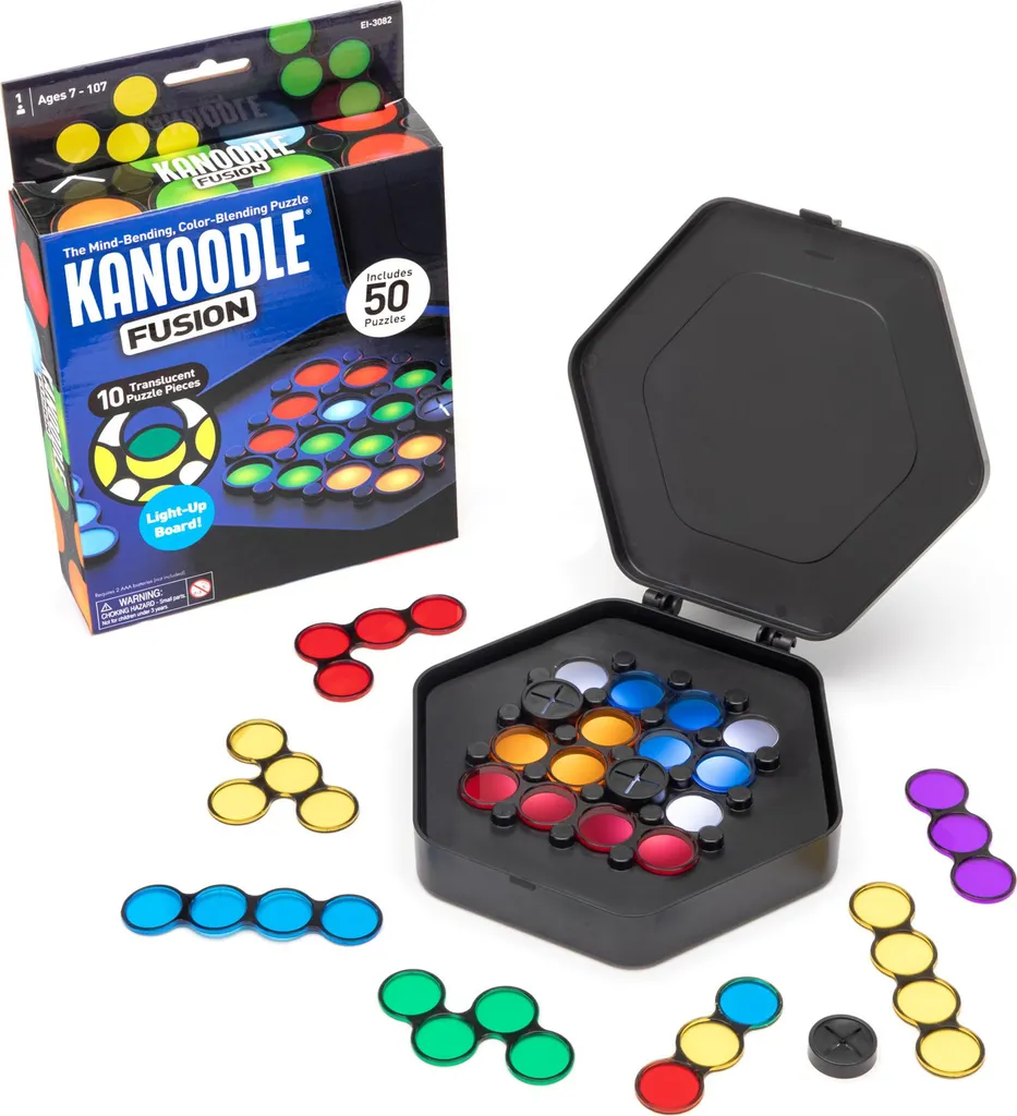 Kanoodle Fusion Casse-tête Lumineux avec 200 Défis de Logique Solo