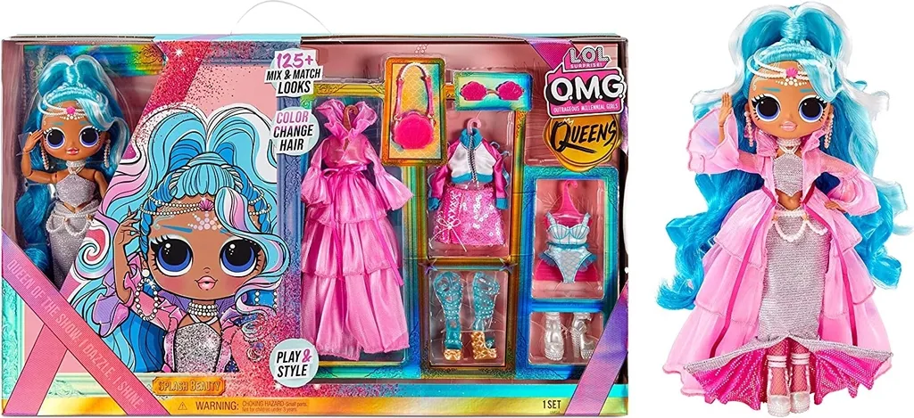 Jouet Créatif LOL Surprise OMG Queens Splash Beauty pour Enfant de 4 Ans