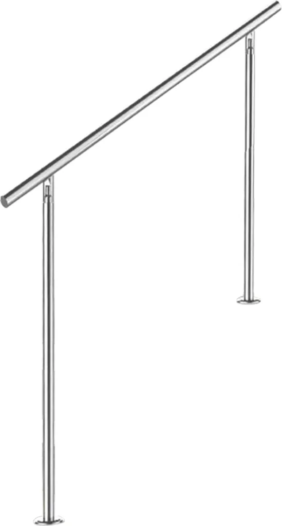 Corrimano Inox 150 cm Wolketon: Design Minimal per Interni ed Esterni