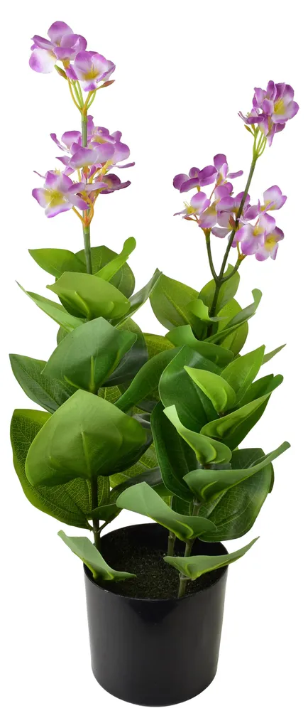 Plante artificielle rose pour décoration d'intérieur Viridis Blossom 57cm