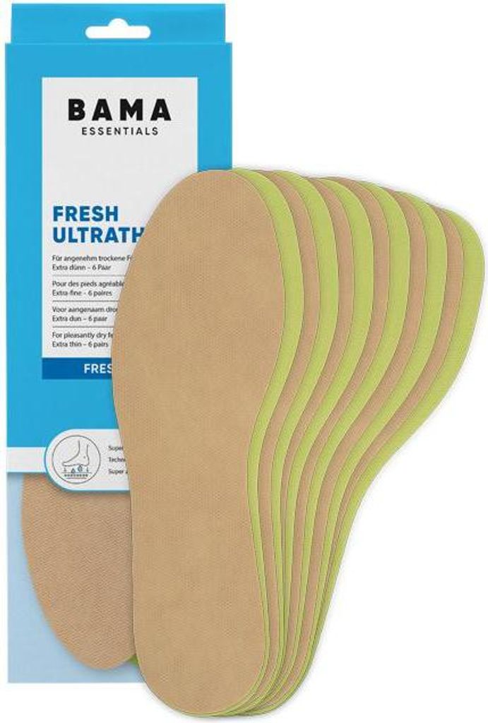 Bama Fresh Ultrathin – Ultradrohe Frische Einlegesohlen – Produktbild 