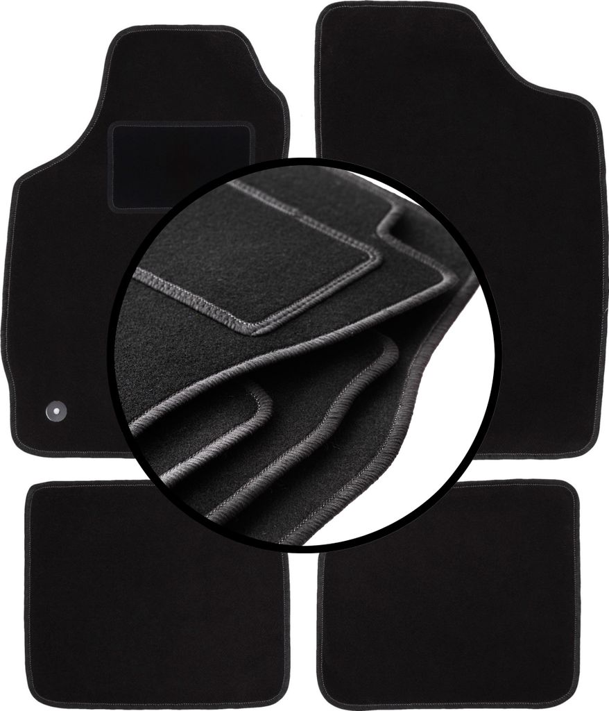 Kompletter Satz Veloursmatten für: Peugeot 309 Liftback (1985-1993)