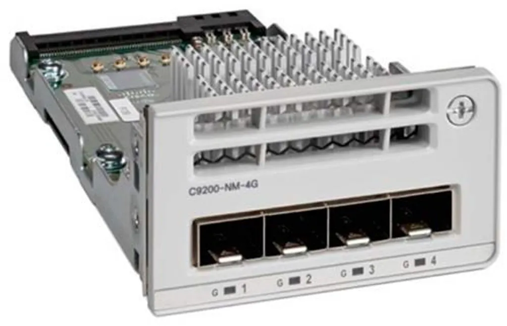 Cisco C9200-NM-4G Solution Uplink 1G pour Switch Catalyst 9200 Bloqué
