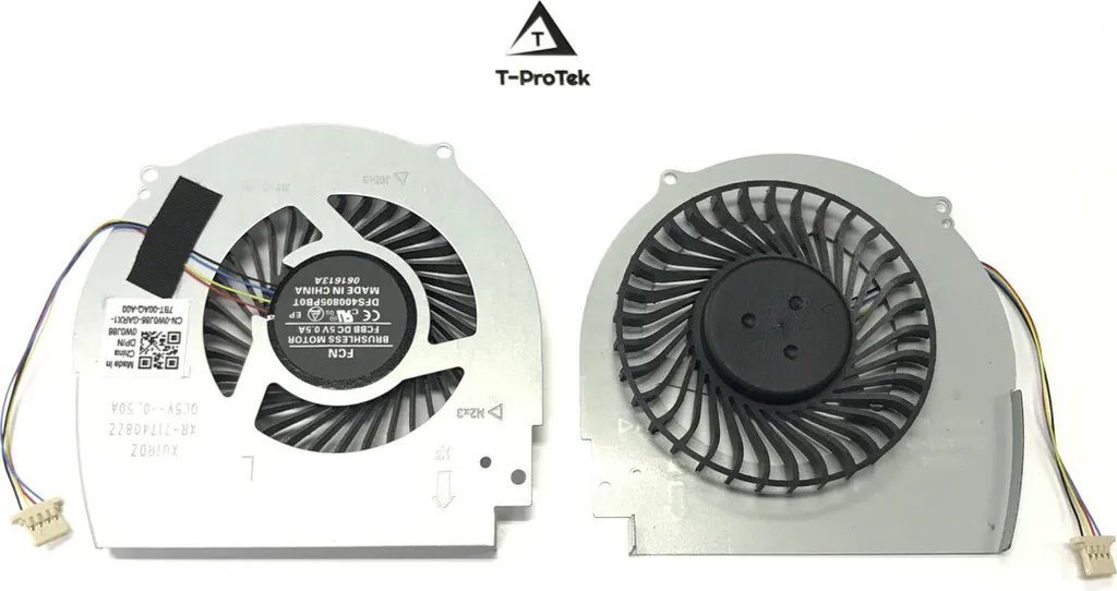 Ventola di raffreddamento FAN versione CPU compatibile per Dell Inspiron 15 (7566), 15 (7567) Series