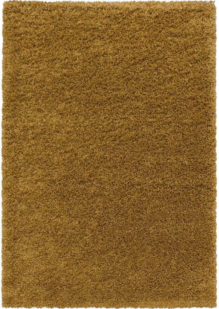 Langfloriger Shaggy-Teppich mit gewebtem Uni-Muster UNI I