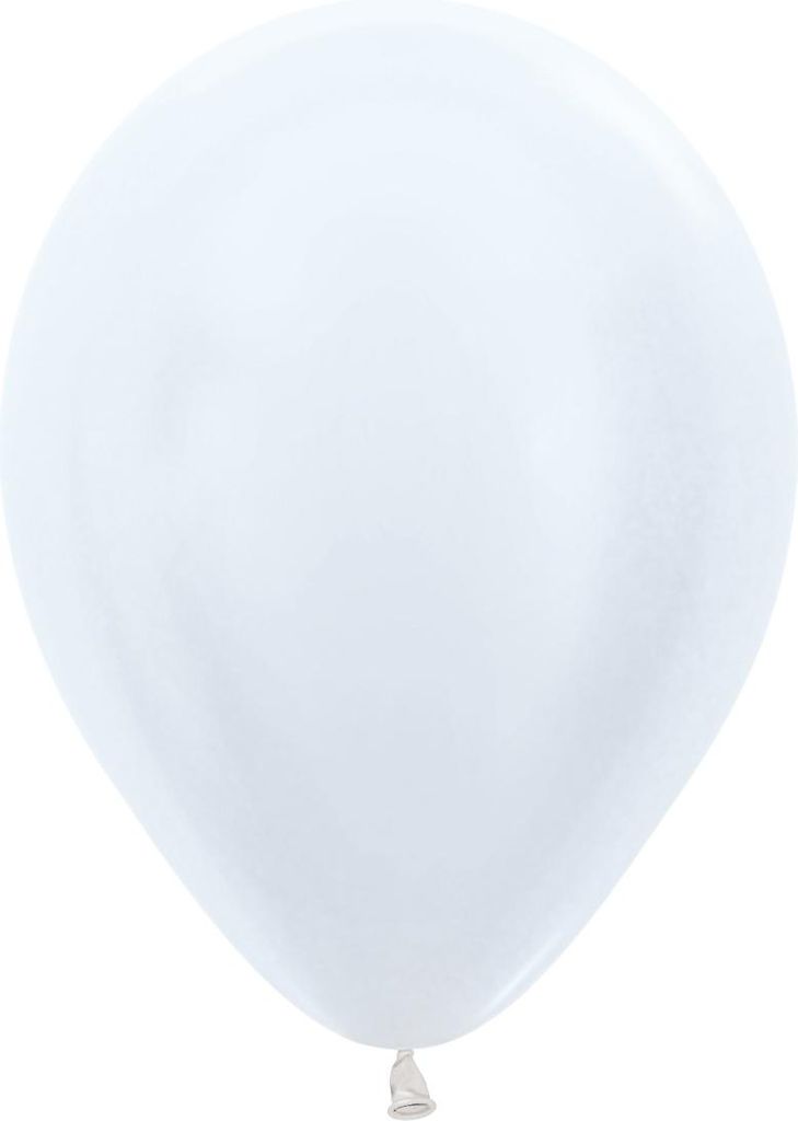 Sempertex Perlweiße Latexballons 30 cm, 50 Stück. Produktbild 