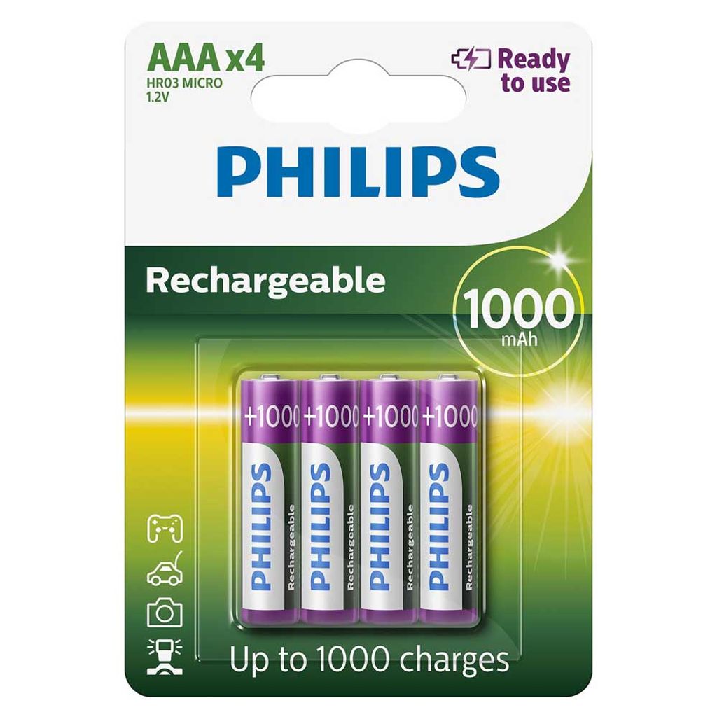Philips AAA-Batterien (wiederaufladbar) Produktbild 