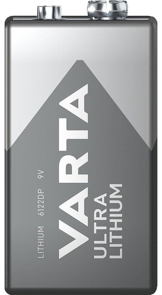 Varta Professional Lithium 9V, Lithium, Prismatic, 9V, -20 Produktbild 