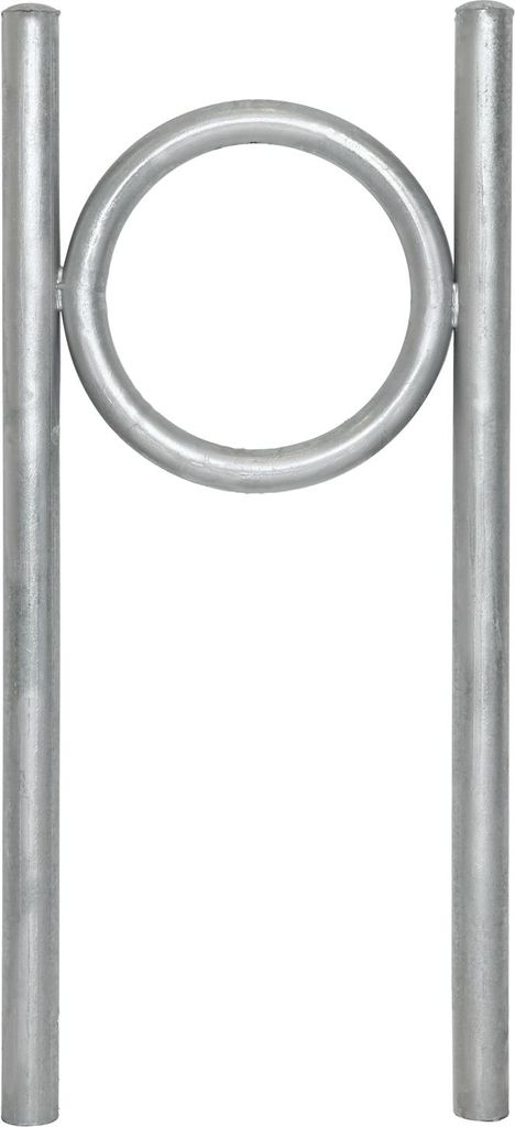 Fahrradanlehnbügel 115 x 53 cm Stahl feuerverzinkt Ø 60 mm Produktbild 