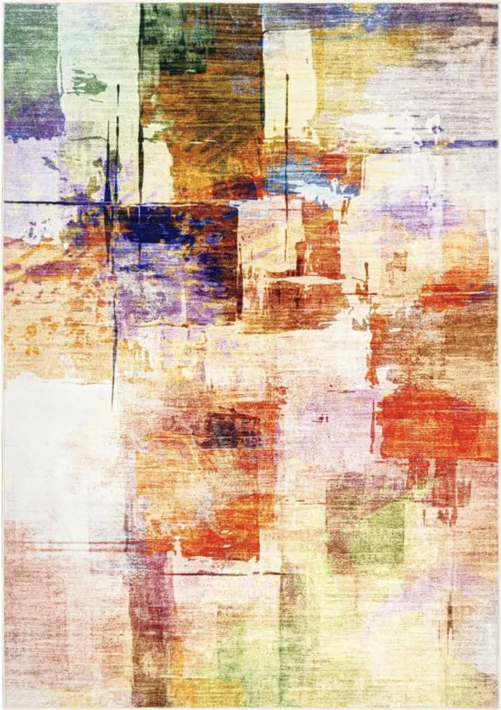 Tapis Graphique Avantgarde 109 Multi - Texture Douce et Couleurs Vives