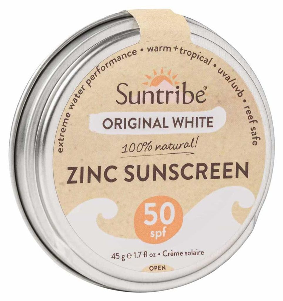 Crème solaire naturelle au zinc SPF 30 Face & Sport blanc, Image du produit 