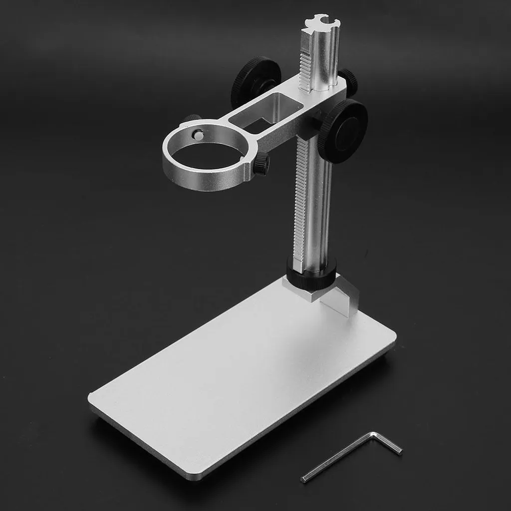 Support de microscope stable antichoc - Statif élévateur noir 35mm