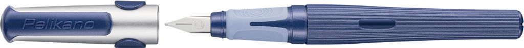 Pelikan Füllhalter Pelikano structure P480M blau für Rechtshänder
