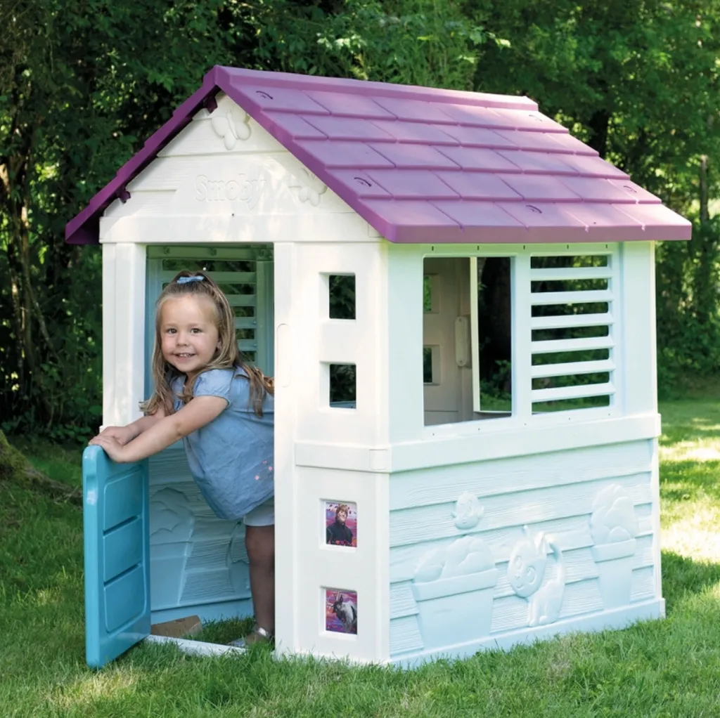 Grande maison Reine des Glaces Smoby avec traitement anti-UV durable