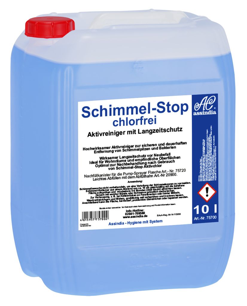 Schimmelentferner Schimmel-Stop chlorfrei 10l Kanister