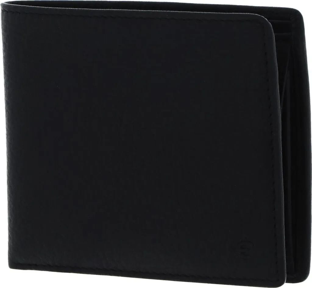 Rangez vos cartes avec le portefeuille Esquire Deer en cuir noir fin