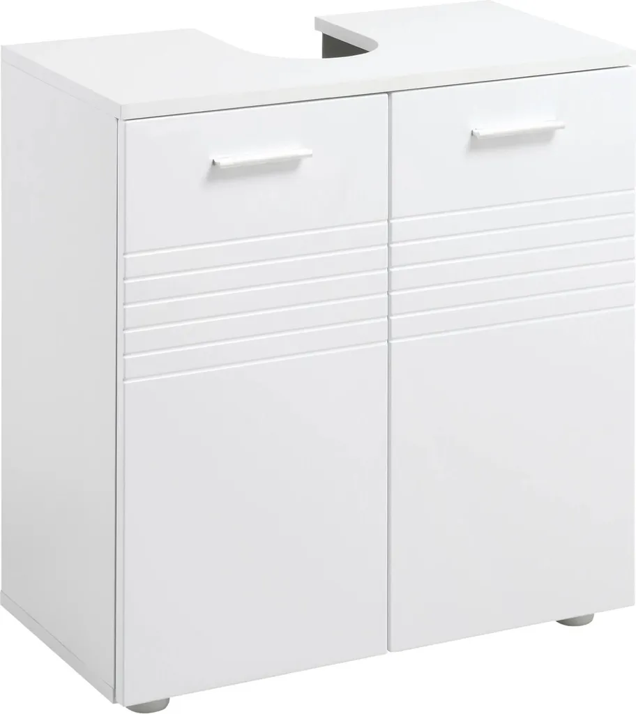 Armoire de salle de bain sous vasque à monter soi-même - Blanc Classique