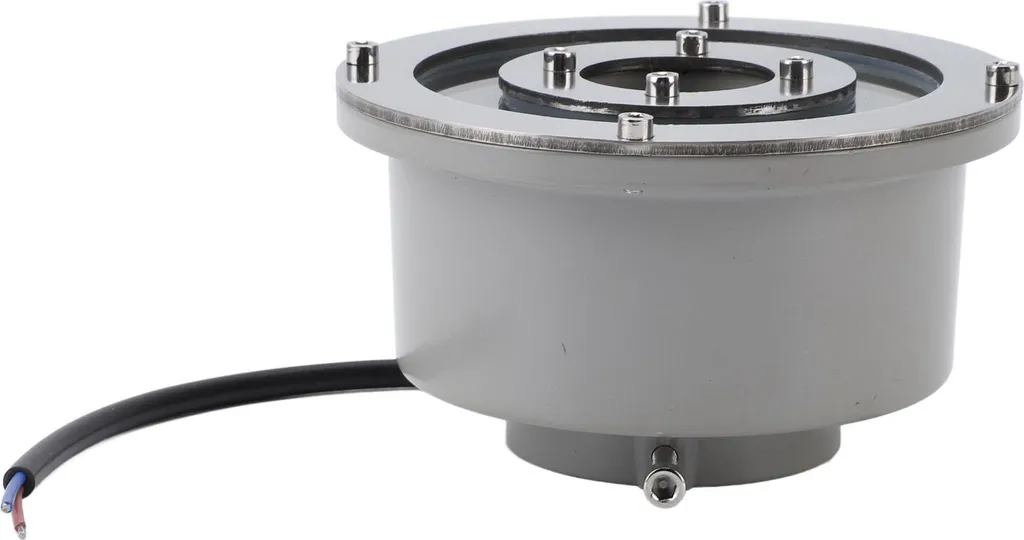 Lampe LED Submersible 6W Inox Blanc Chaud à Haute Luminosité Flux 12V