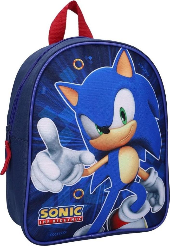 Blauer Kinderrucksack Sonic Still Unstoppable Produktbild 