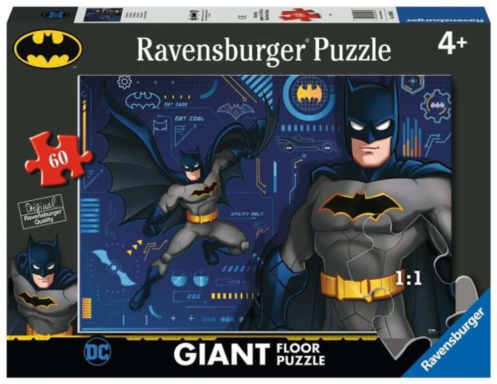 Puzzle 60 Pièces Batman Ravensburger Comics avec Qualité de Découpe Softclick
