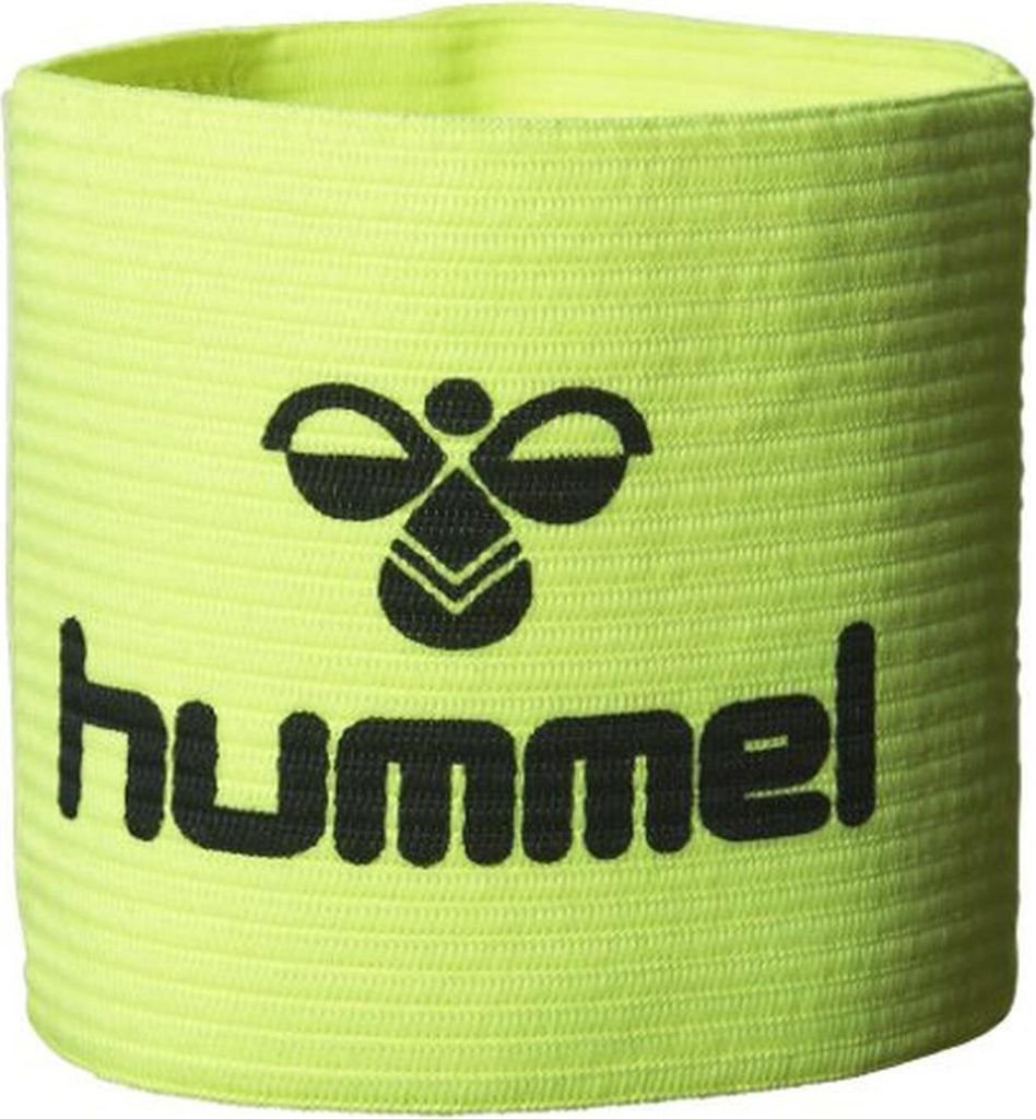hummel Old School Kapitänsbinde flourecent green/black 1
